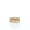 Cartier 1990's ring in yellow gold and diamonds - 360 thumbnail