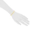 Articulated Cartier Love Anniversary bangle in yellow gold and diamond, size 16 - Detail D1 thumbnail