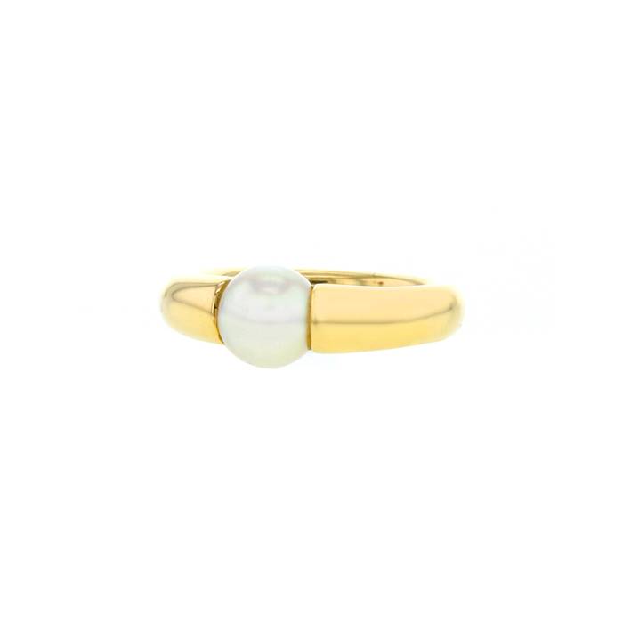 Cartier ring in yellow gold and cultured pearl - 00pp