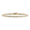Brazalete flexible Cartier Lignes Essentielles en oro amarillo y diamantes - 00pp thumbnail