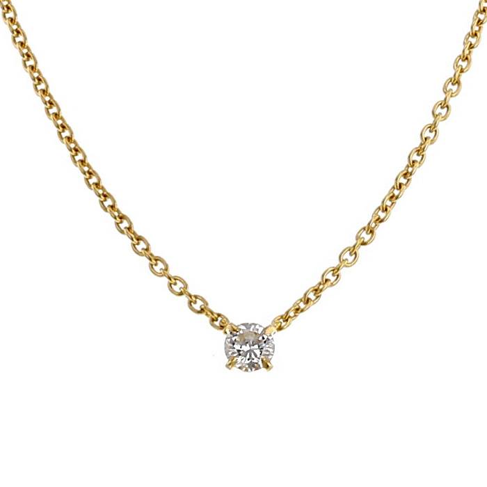 Collier Cartier Diamant Classique en or jaune et diamant (0, 50 carat)