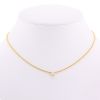 Cartier Diamant Classique necklace in yellow gold and diamond (0,50 carat) - 360 thumbnail