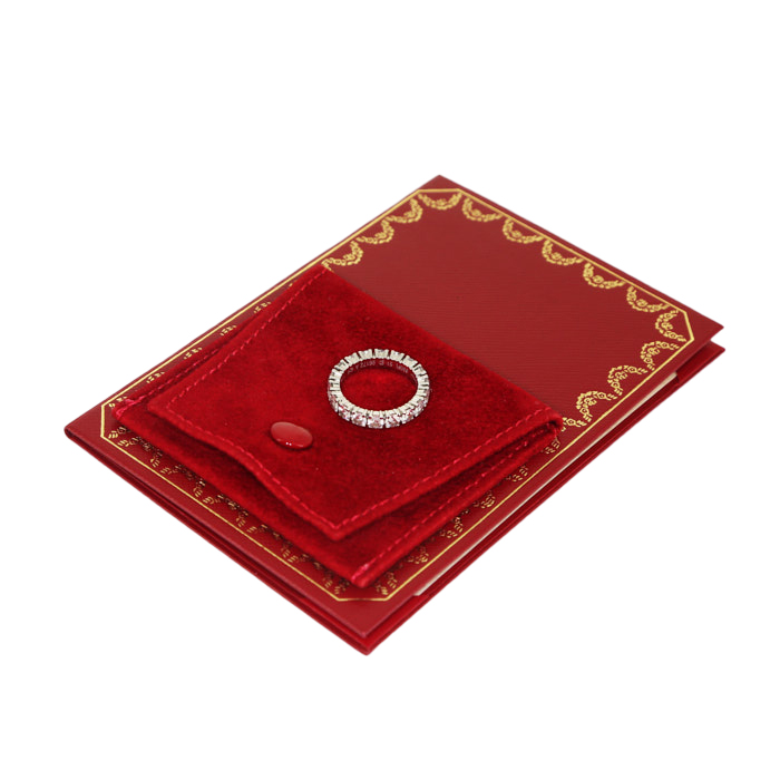 Alianza Cartier Diamant Classique en platino y diamantes - Detail D2