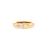 Cartier Ellipse ring in yellow gold and diamond - 00pp thumbnail