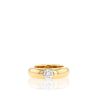 Cartier Ellipse ring in yellow gold and diamond (0,76 carat) - 360 thumbnail