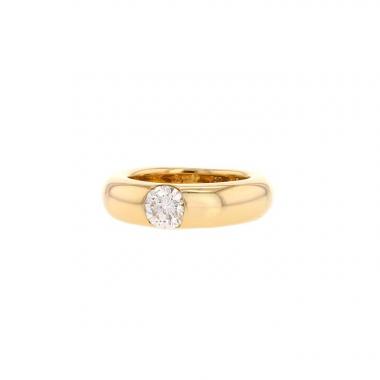 Sortija Cartier Ellipse en oro amarillo y diamante