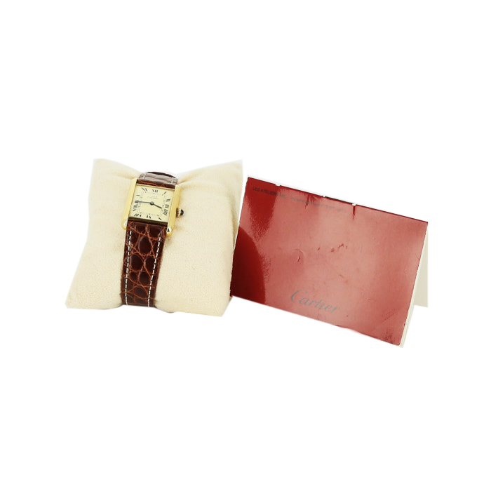 Cartier Tank Must watch in vermeil Circa 1997 - Detail D2