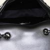Sac à main Chanel Mini Timeless en sequin noir et argenté - Detail D3 thumbnail