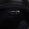 Sac à main Chanel Mini Timeless en sequin noir et argenté - Detail D4 thumbnail