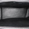 Borsa Celine Trapeze modello grande in pelle martellata nera e camoscio nero - Detail D2 thumbnail