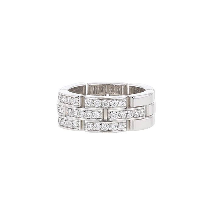 Cartier Maillon Panthère ring in white gold and diamonds
