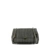 Chanel Petit Shopping bag worn on the shoulder or carried in the hand in grey denim canvas - 360 thumbnail