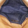Bolso de mano Chanel 19 en lona acolchada marrón - Detail D3 thumbnail