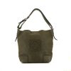 Loewe handbag in brown suede - 360 thumbnail