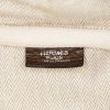 Bolsa de viaje Hermès  Victoria en cuero togo marrón etoupe - Detail D3 thumbnail