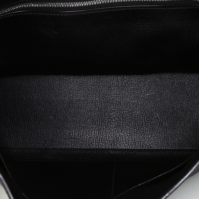 Hermès  Kelly 35 cm handbag  in black togo leather - Detail D3