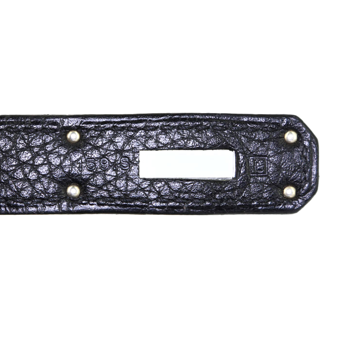 Borsa Hermès  Kelly 35 cm in pelle togo nera - Detail D5