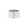 Half-articulated Hermès Khilim large model ring in white gold - 00pp thumbnail