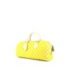 Louis Vuitton Speedy Edition limitée  handbag in yellow and beige damier canvas and beige leather - 00pp thumbnail