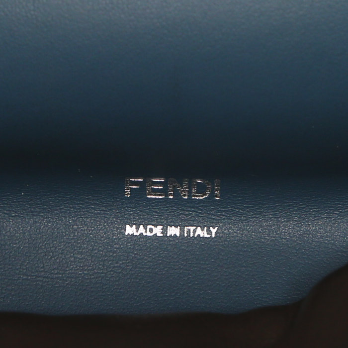 Bolso de mano Fendi X-Lite modelo grande en cuero blanquecino - Detail D3