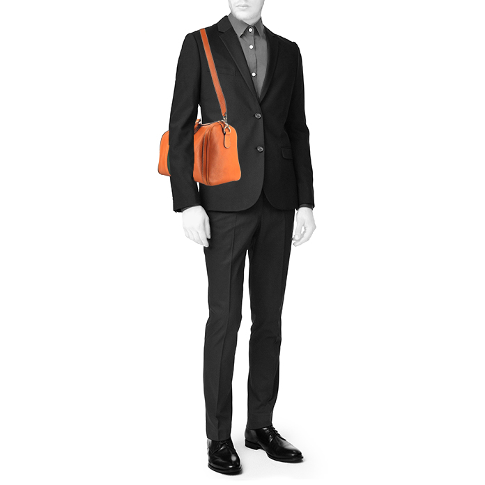 Borsa a tracolla Gucci Boston Vintage in pelle gold - Detail D2