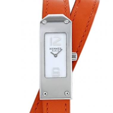 Orologio Hermes Kelly 2 wristwatch in acciaio Ref :  KT1.210 Circa  2000