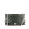 Chanel  Chanel 2.55 shoulder bag  in grey quilted leather - 360 thumbnail