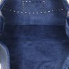 Hermes Evelyne large model shoulder bag in dark blue togo leather - Detail D2 thumbnail