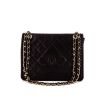 Bolso bandolera Chanel Vintage en cuero acolchado negro - 360 thumbnail