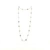 Van Cleef & Arpels Alhambra Vintage long necklace in white gold and mother of pearl - 360 thumbnail