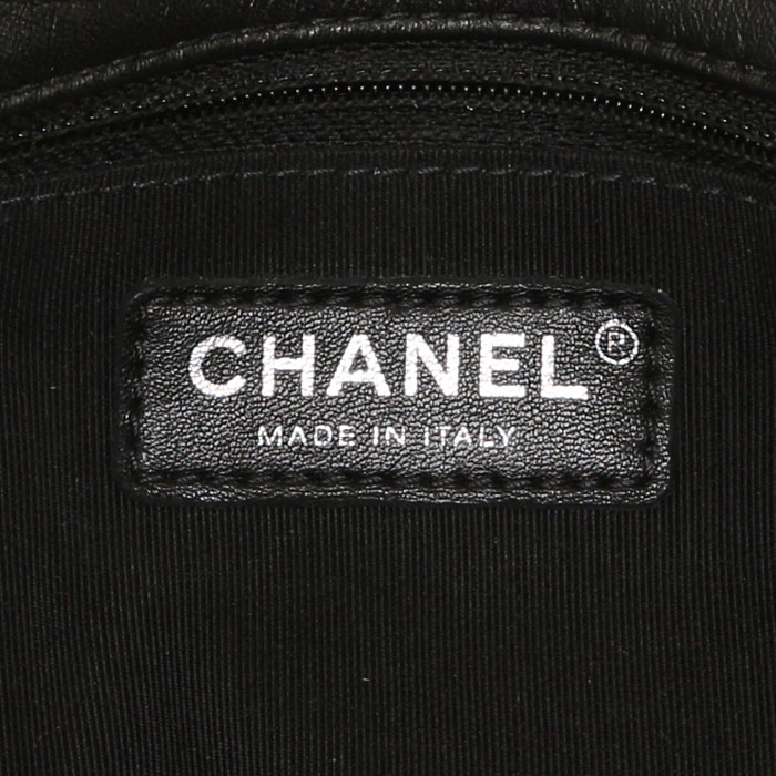 Borsa Chanel  Timeless in pelle trapuntata nera - Detail D4