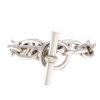 Hermes Chaine d'Ancre very large model bracelet in silver - 00pp thumbnail