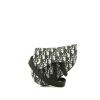 Sac bandoulière Dior Saddle en toile monogram Oblique et cuir noir - 360 thumbnail