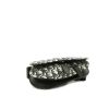 Sac bandoulière Dior Saddle en toile monogram Oblique et cuir noir - Detail D4 thumbnail
