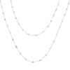 Collana lunga Tiffany & Co Diamonds By The Yard in oro bianco e diamanti - 00pp thumbnail