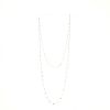 Tiffany & Co Diamonds By The Yard long necklace in white gold and diamonds - 360 thumbnail