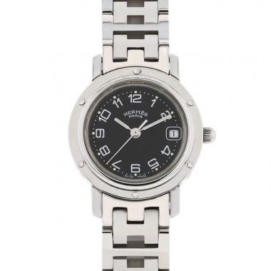Hermes Clipper watch in stainless steel Ref:  CL4.210 Circa  2016