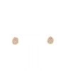 Boucheron Serpent Bohème size XS small earrings in pink gold and diamonds - 360 thumbnail
