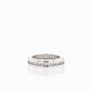 Bulgari B.Zero1 wedding ring in white gold and diamonds - 360 thumbnail