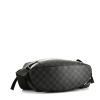 Louis Vuitton Christopher backpack in grey Graphite damier canvas and black leather - Detail D4 thumbnail