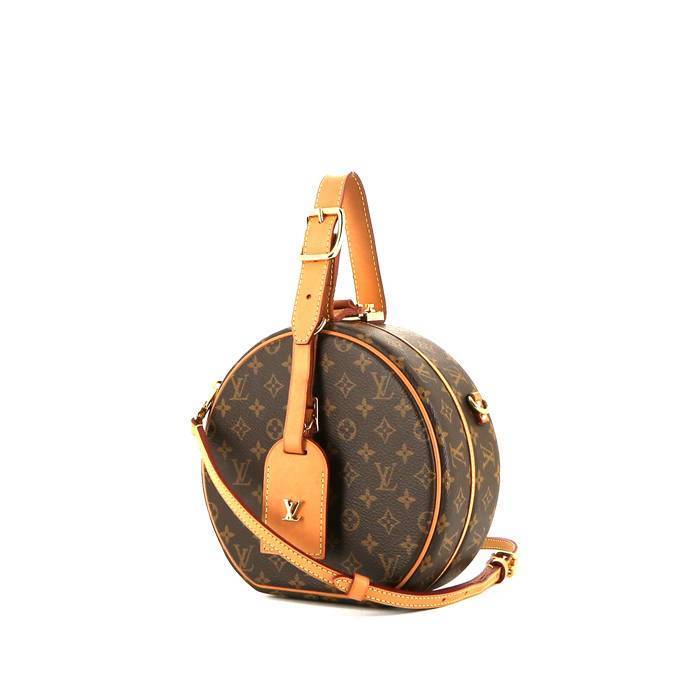 Louis Vuitton Petite boîte chapeau handbag in monogram canvas and natural leather - 00pp
