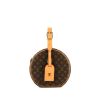 Louis Vuitton Petite boîte chapeau handbag in monogram canvas and natural leather - 360 thumbnail