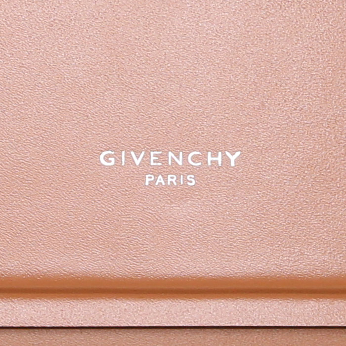 Givenchy Horizon handbag in gold smooth leather - Detail D3