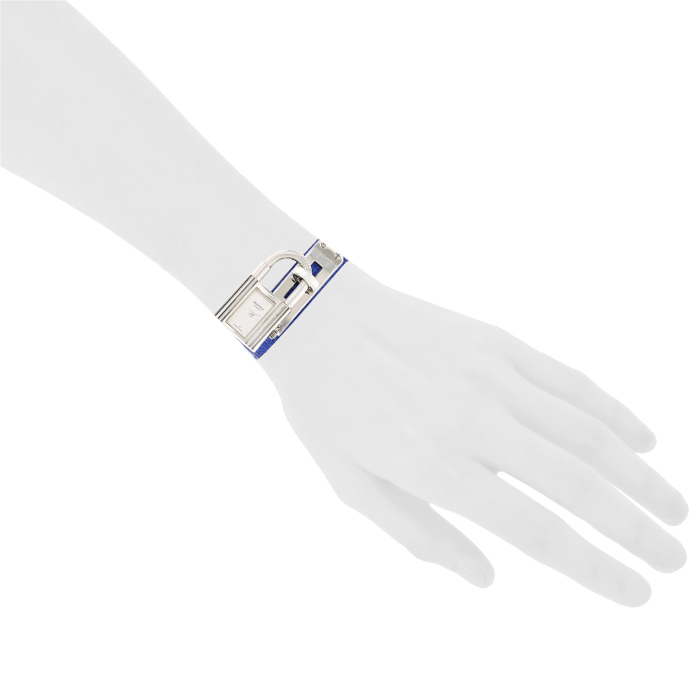 Hermes Kelly-Cadenas watch in silver Circa  1990 - Detail D1