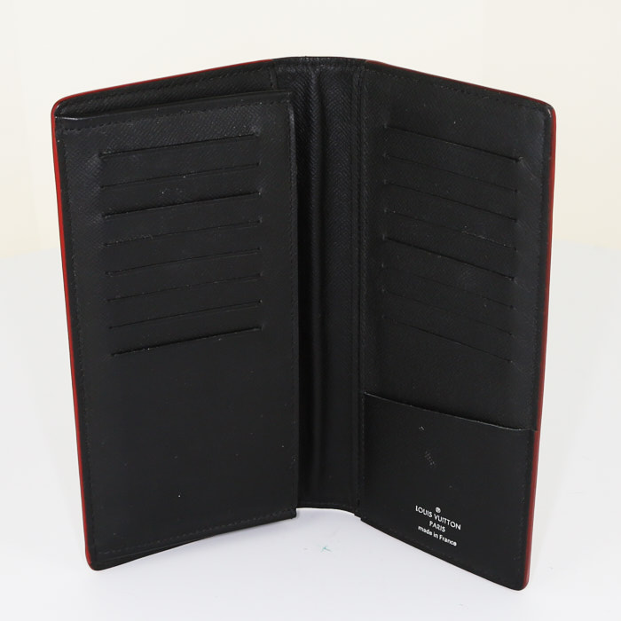 Billetera Louis Vuitton Louis Vuitton Editions Limitées en lona a cuadros negra - Detail D2