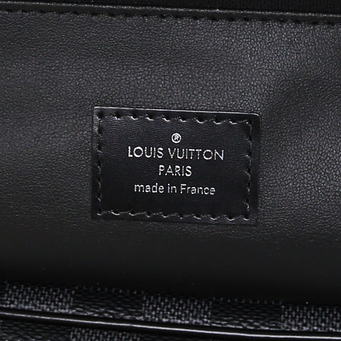 Trousse Louis Vuitton en toile damier graphite - Detail D3