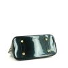Louis Vuitton Alma small model handbag in dark blue monogram patent leather - Detail D4 thumbnail