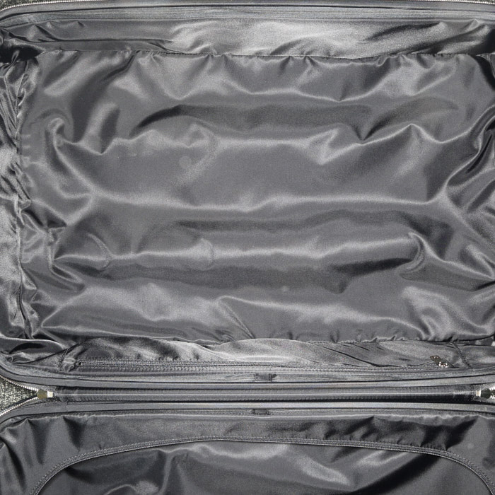 Louis Vuitton Horizon 70 suitcase in damier graphite canvas and black leather - Detail D3