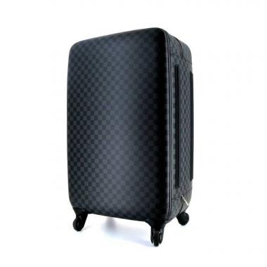 Maleta Louis Vuitton Horizon 70 en lona a cuadros y cuero negro