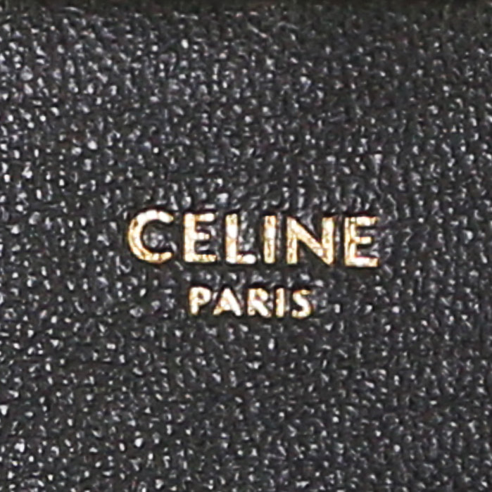 Celine C Bag medium model shoulder bag in brown python - Detail D4